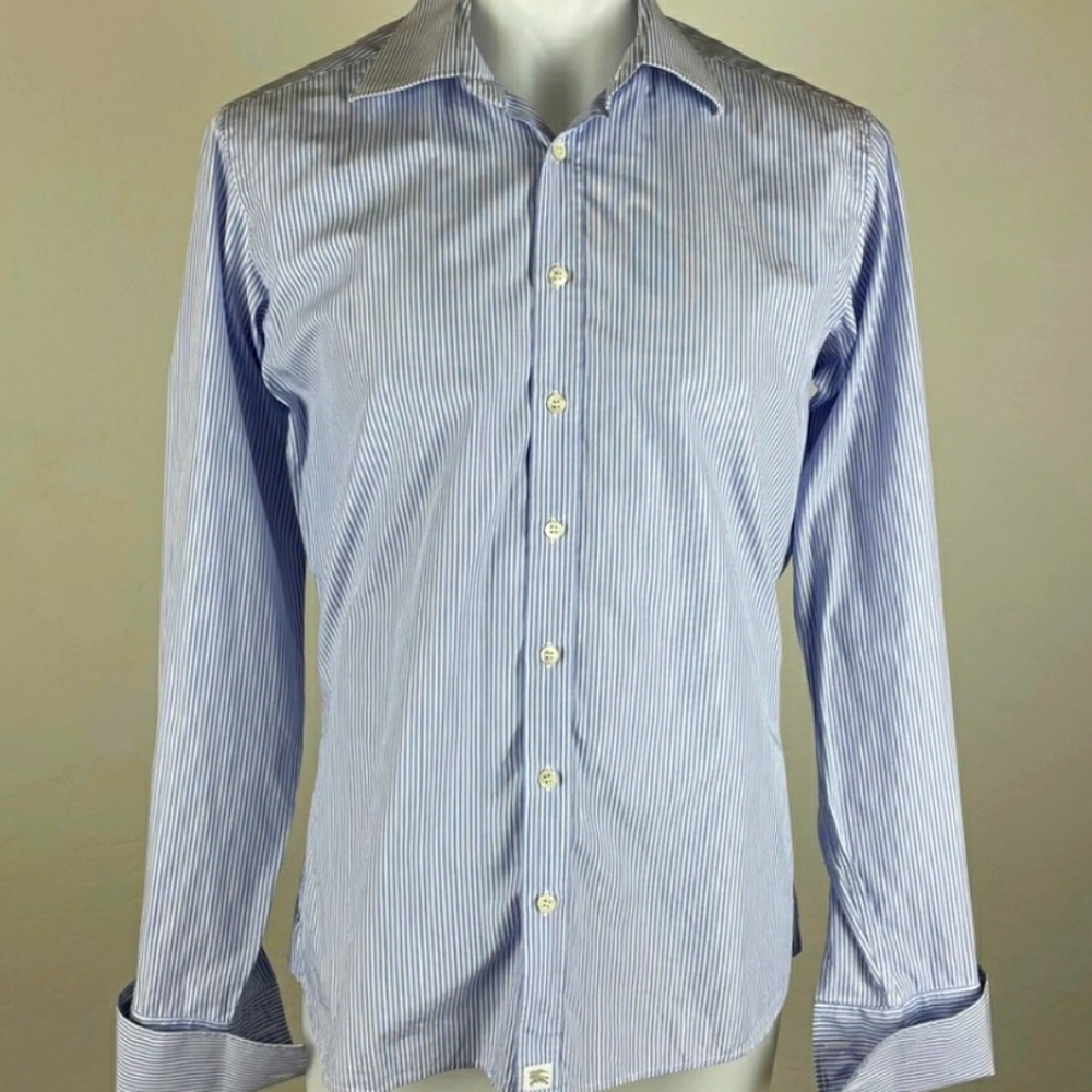 AUTHENTIC Burberry Striped Dress Shirt Size Medium